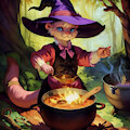 [AI] Forest witch by Soph