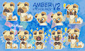 Sticker pack v2 Amber