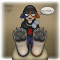 Meow Skull's Paws by AzureLight