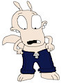 Rocko Puts on Jeans