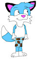 Gift: Julian the Fox as Fitch in Undershirt and Boxers