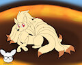 Ninetales in a Volcano