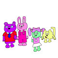 Wubbzy, Widget, Walden, and Daizy by frogtable125