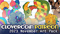 CloverCoin 2023 November Art Pack and Updates by Flipside