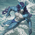 Suicune at the beach 3
