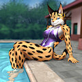 Swimsuit Miyu Lynx by MykeGreywolf
