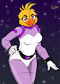 [C] Chica in space by TheVgBear