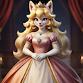 Foxy Princess Peach by harmfulpilot