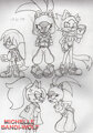 Sketch Practice 47- Sonic IDW theme by Michellebandiwolf