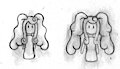 Twintail Mola Doodles