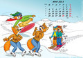 Fox Calendar 2013 - March by Micke