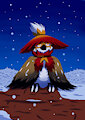 Ko-fi commission - Winter owl