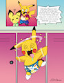 Freshman Pichu Vs. Senior Pikachu by EmperorCharm