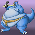 Commission - Sumo Bane Dragon by WolfgerLynel