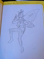Nonsense-Tober Sketch Day 3 - Fairy + Piercings by NightWolf714