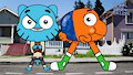 Gumball and Darwin Adorable Pose (TAWOG) [Edition] by SergioLH25