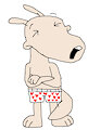 Rocko in his Boxers