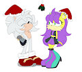 Christmas animation comm I got from @Pypolarie on Twitter of Chris and Mina by ChristianVega64