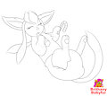 Glaceon diaper oc adoptable sketch