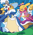 Looming pikachu belle and popstar