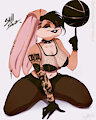 Goth Lola Bunny by Vexstacy