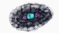 Coal Dragoness eye  by Izzeh