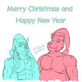 Merry Christmas and Happy New Year 2024! by thebigpaddedsabertooth