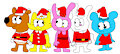 REMAKE: Doodle Toons in Christmas Outfits