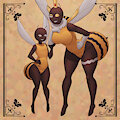 Queen Bee and Bee Princess by FRENCHBEE