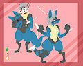 (Commission) Suiting up Lucario!