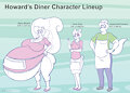 Howard's Diner Character Lineup