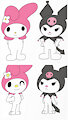 Hello Kitty Traditional and Artist Style by TenebrousRaven