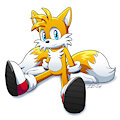 Tails sitting by LaliLop
