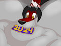 Happy New Year 2024 Cookie by KingBigWolf