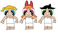 Request: LEGO Powerpuff Girls in Underwear