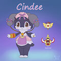 Cindee the Indeedee OC by JMLuxro