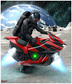 Space Engi-biker (art) by Musuko42