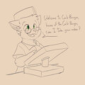 cub burger cashier kitty by cathedgefire1000