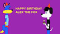 Happy Birthday Alex the Fox