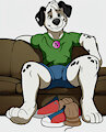 Relaxed Doggo by AniCrossBear