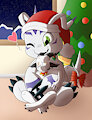 Christmas Gift for Gomamon by Sparkythechu