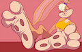 lola bunny paws (r) by fagstain