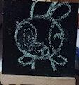 Mm: chirpy chalk doodle