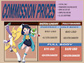 Commission prices