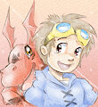 Guilmon and Takato by Auopielux
