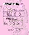 Prices for all Commissions