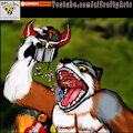 Rogue Megawolf Eats PowerRangers By CraftyAndy