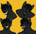 Many Expressions of Dark by Darkwolfdemon