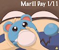 Marill Day by pichu90