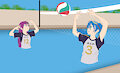 Water Volleyball Practice